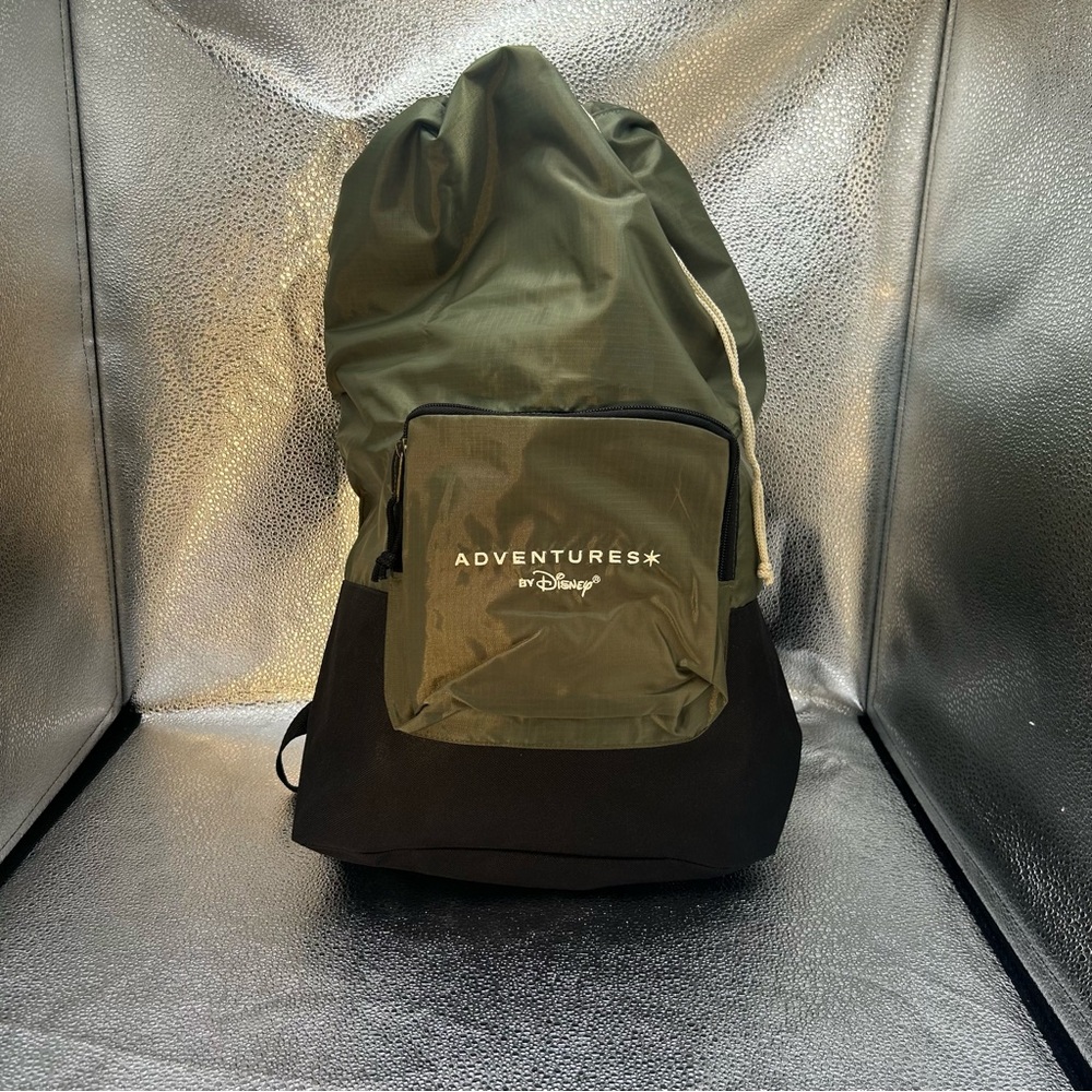 Disney Olive Green and Black 'Adventures' Men's Backpack